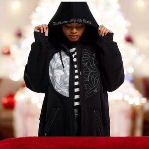 Wednesday Addams Split Window Oversized Hoodie